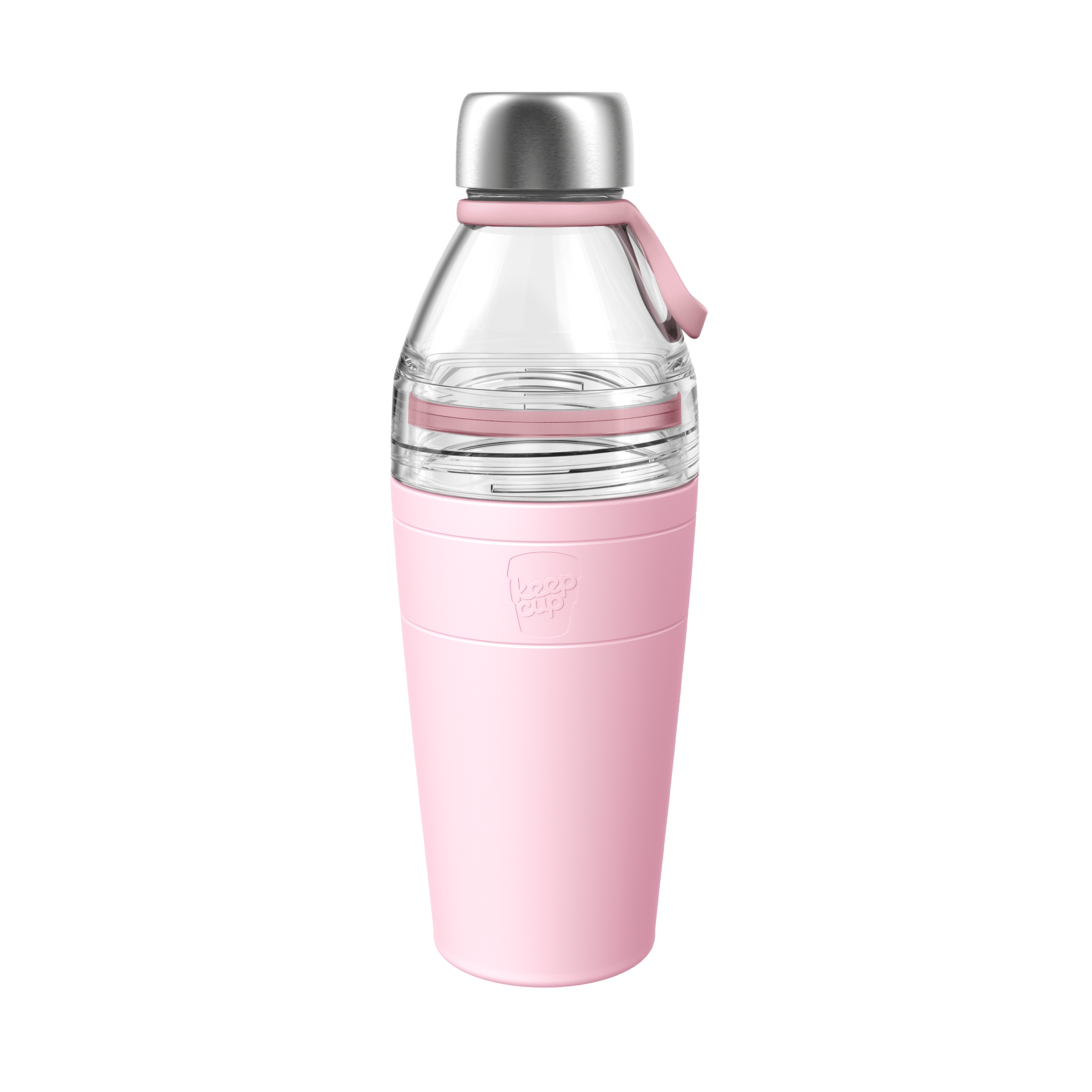 Helix Bottle Clear Top - 660ml | Pashmak Pink