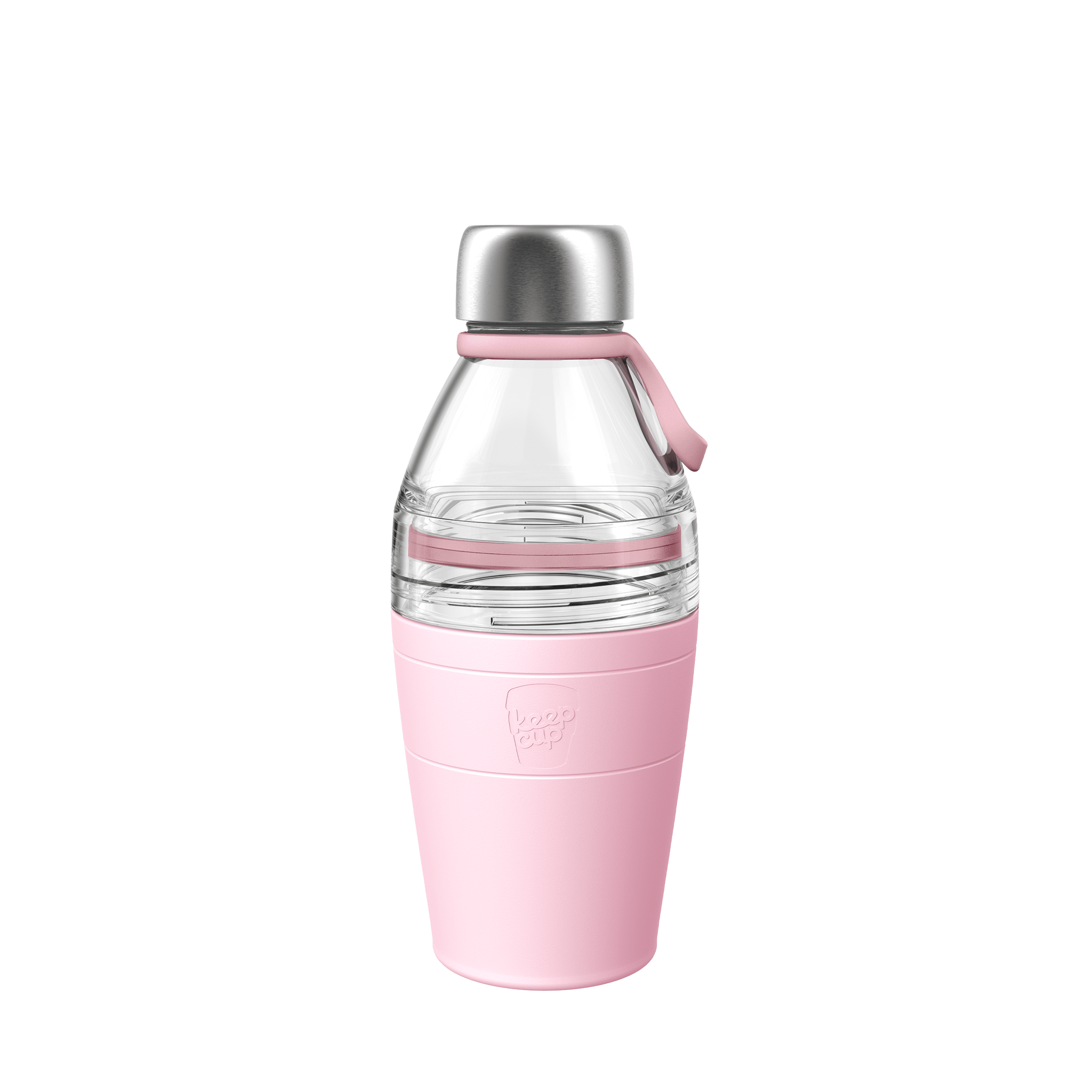 Helix Bottle Clear Top - 530ml | Pashmak Pink
