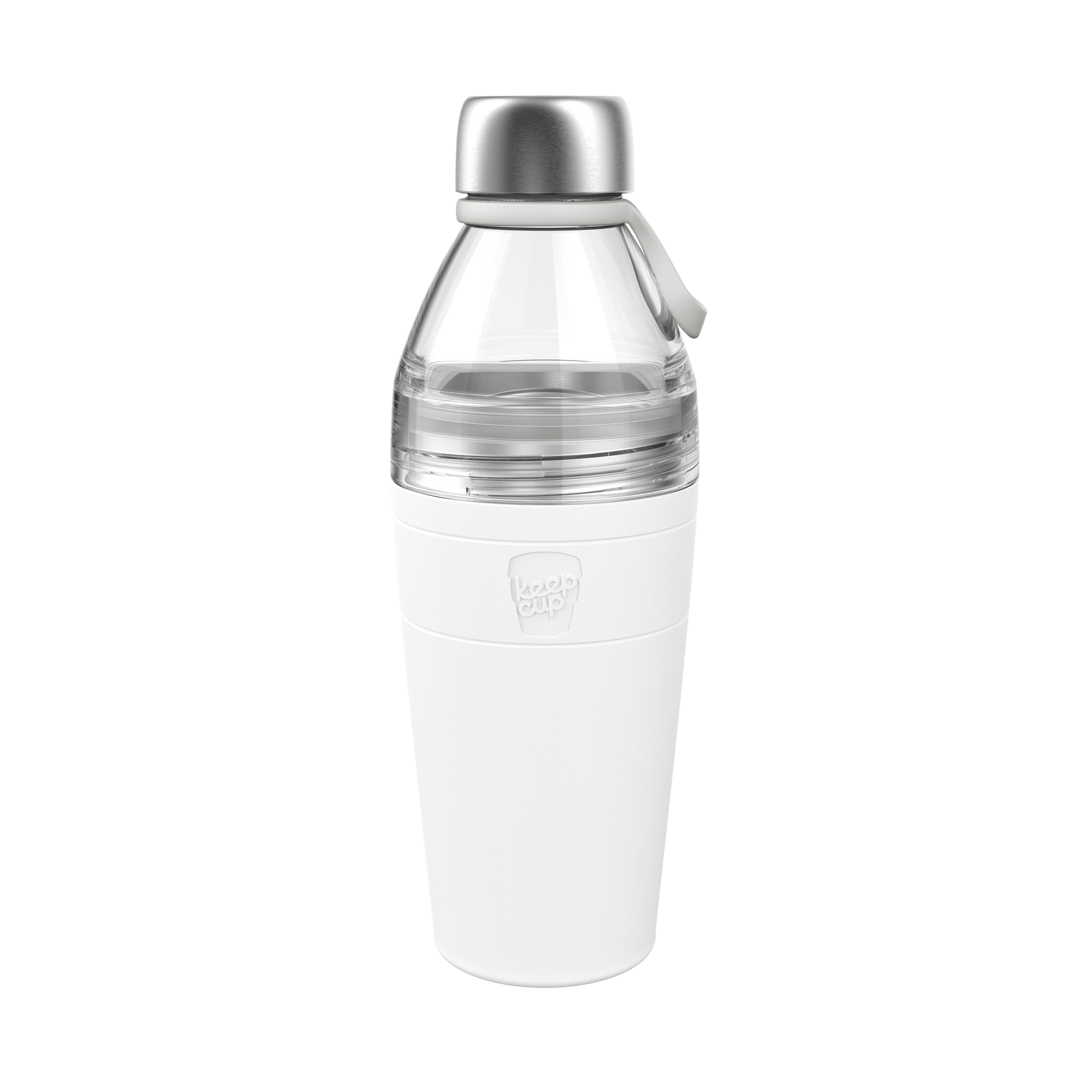 Helix Bottle Clear Top - 660ml | White