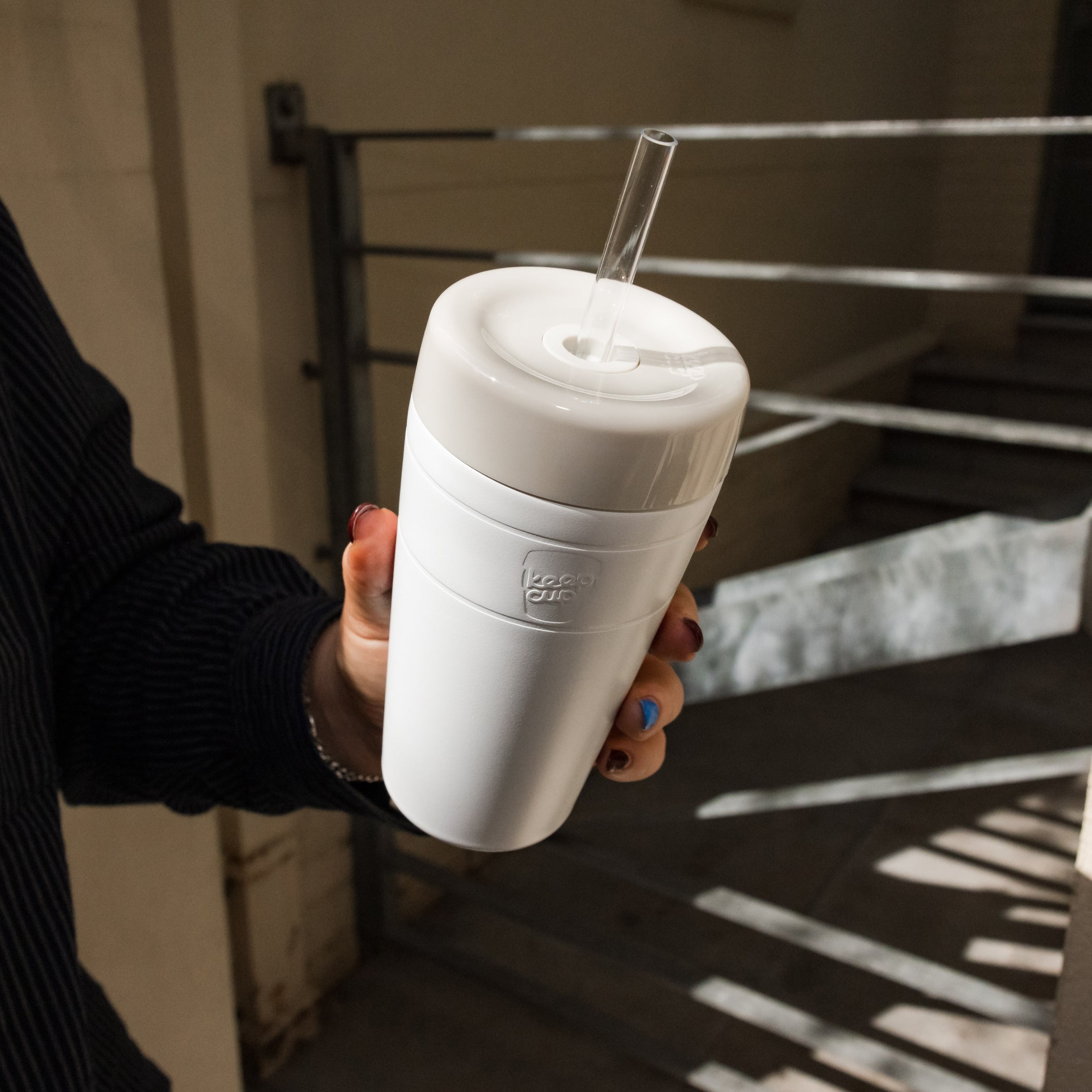 Helix Cold Cup - L 16oz | White