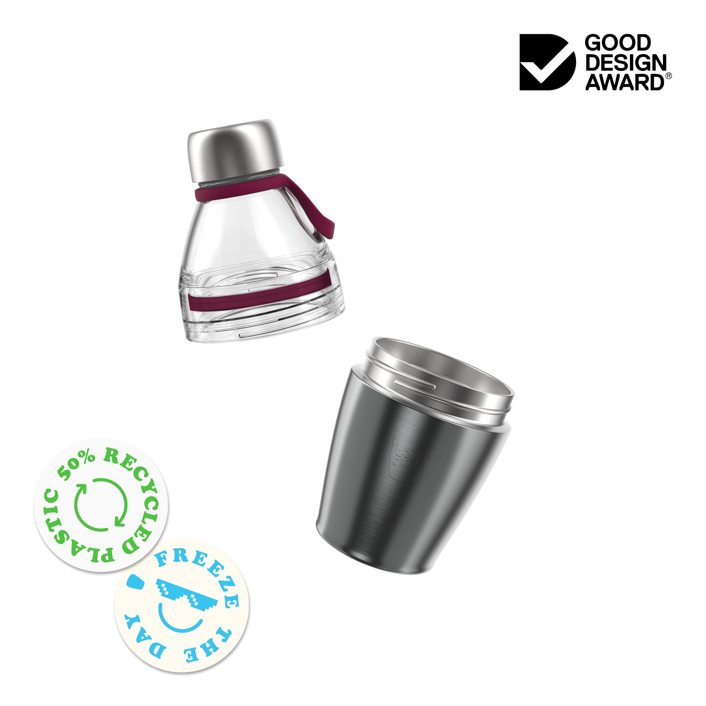 Helix Bottle Clear Top - 420ml | Electric