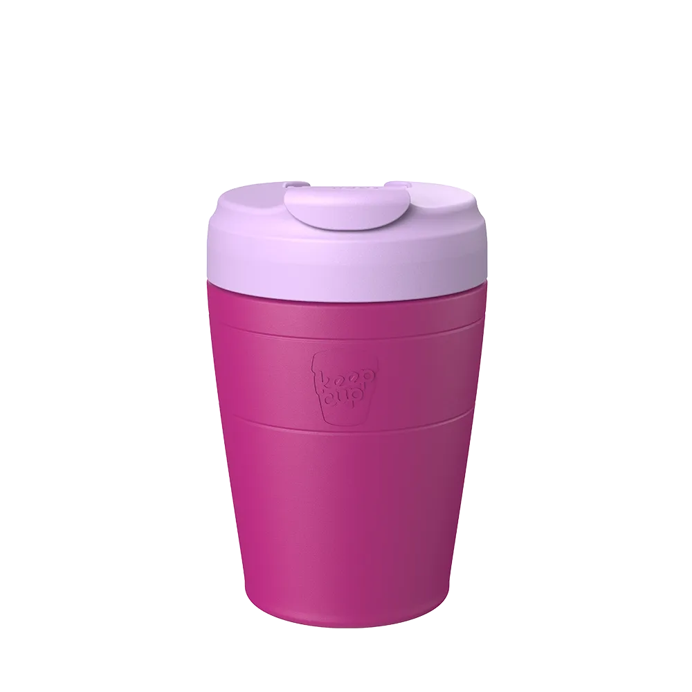 Pink and fuchsia travel tumbler by KeepCup on a white background