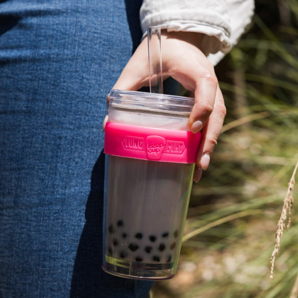 Cold Cup Longplay Boba - L 16oz | Flamingo