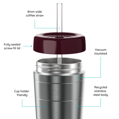 Commuter Cold Cup - 12oz | Nitro Mulberry