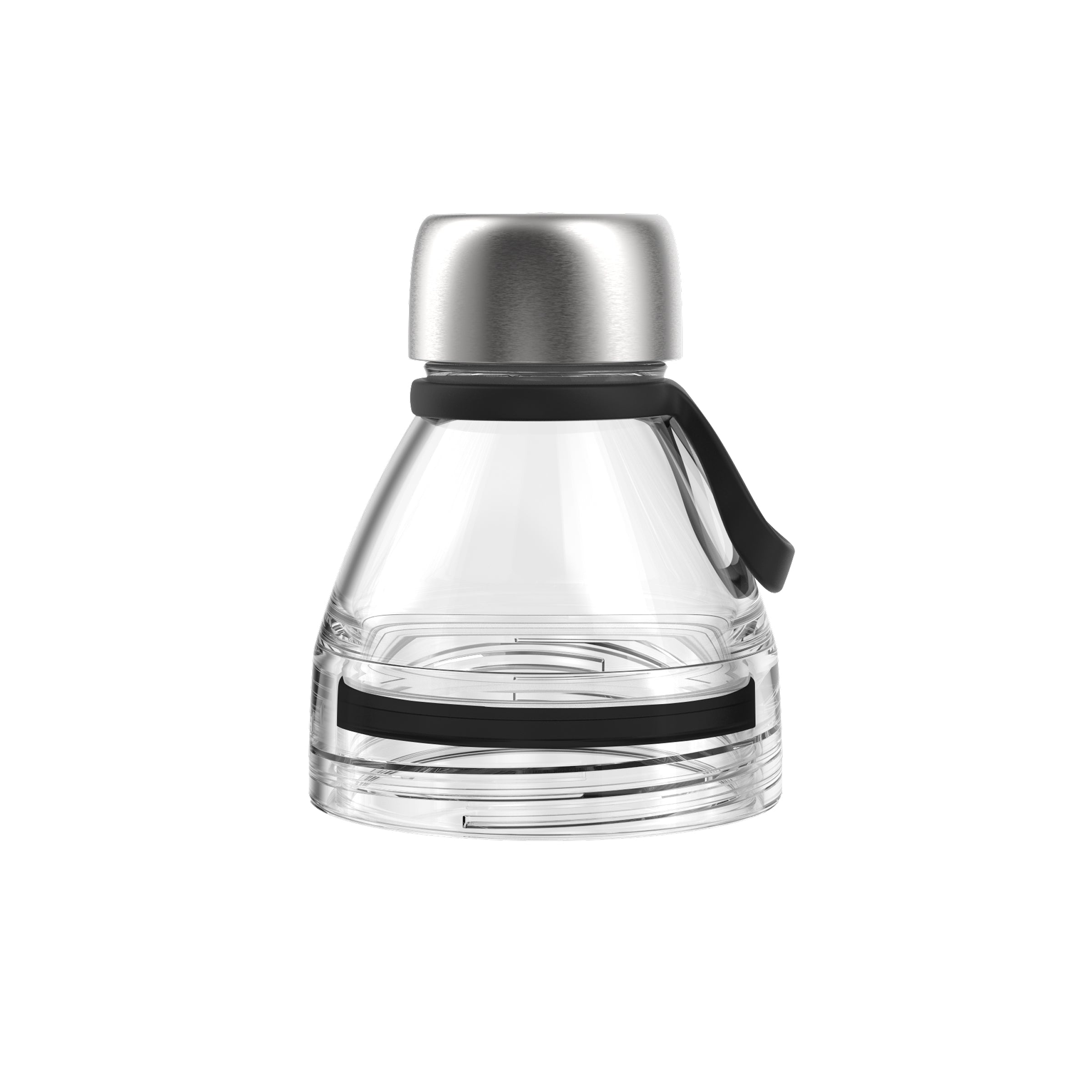 Helix Light Bottle Lid - Clear | Black