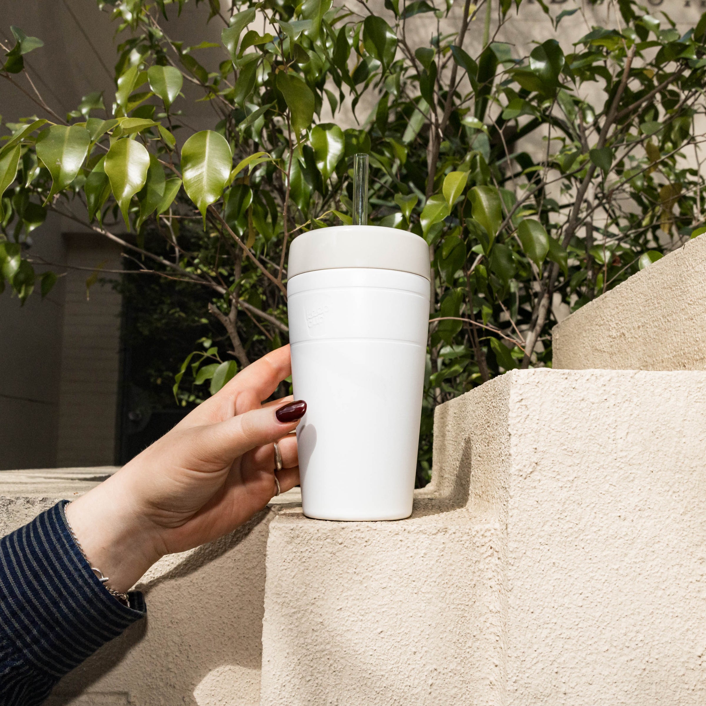 Helix Cold Cup - L 16oz | White