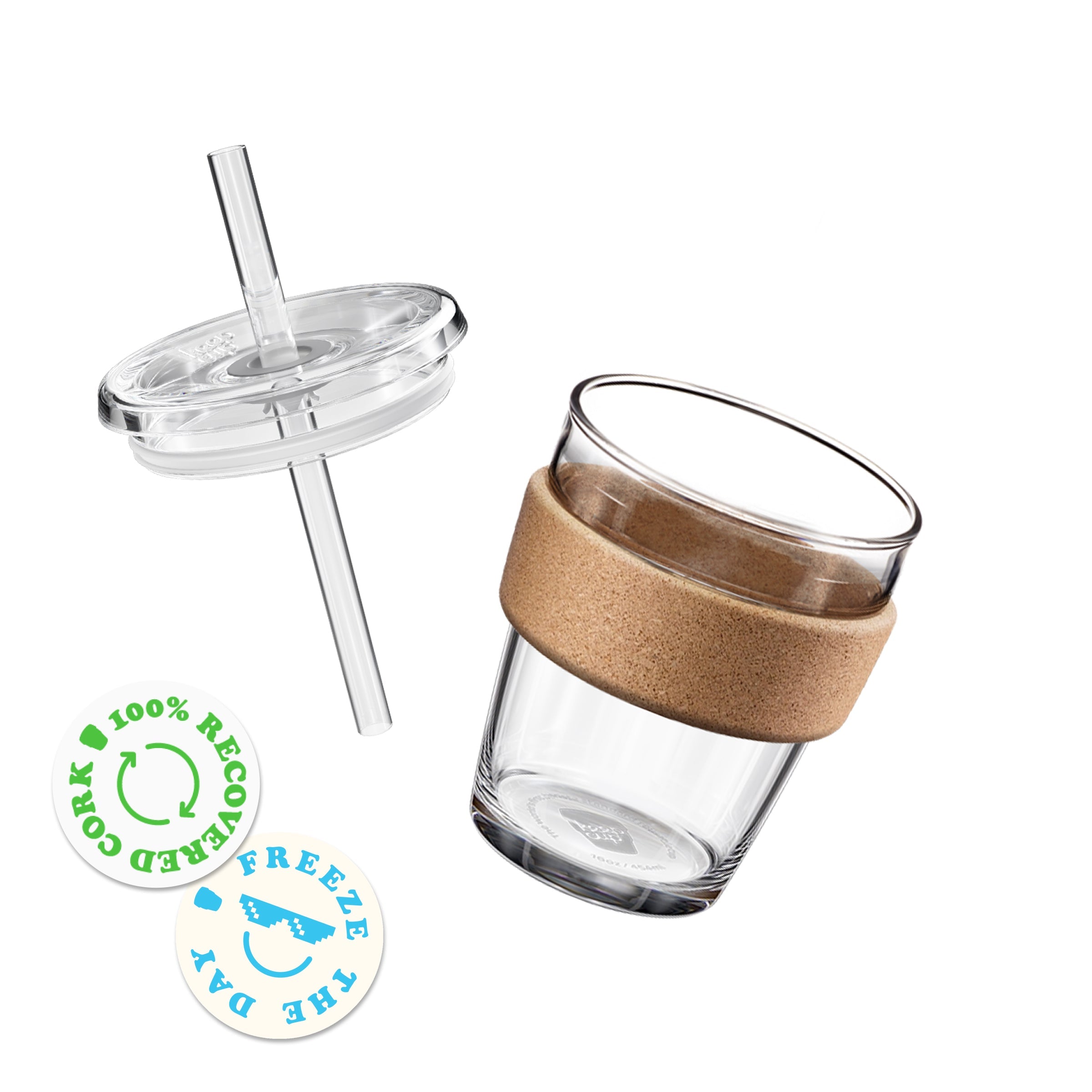 Cold Cup Cork - M 12oz | Boba Straw