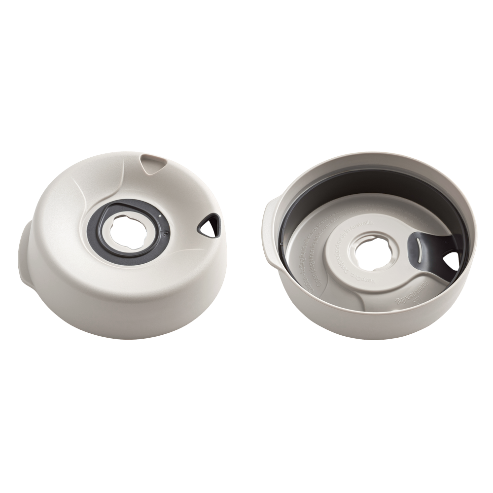 Splashproof Lid Base - S/M/L | Bone