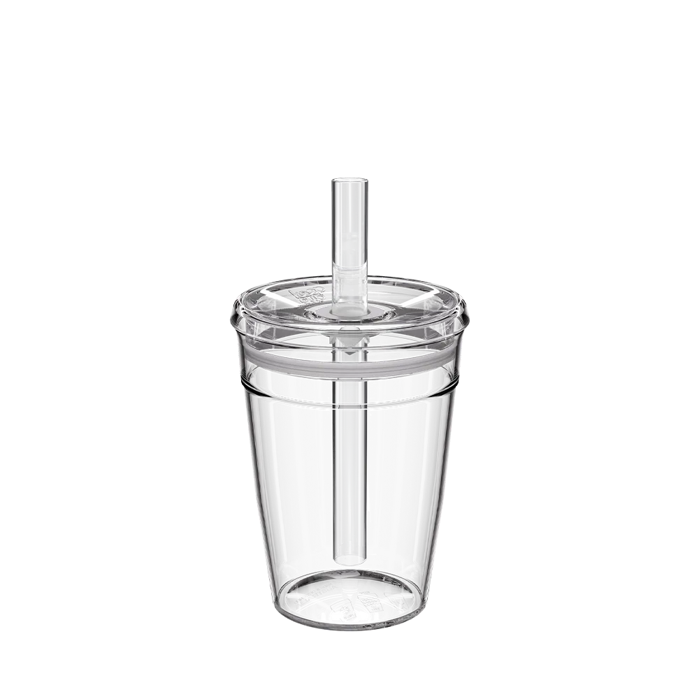 KeepCup Cold Cup Original | Clear Iced Coffee Cup with Straw