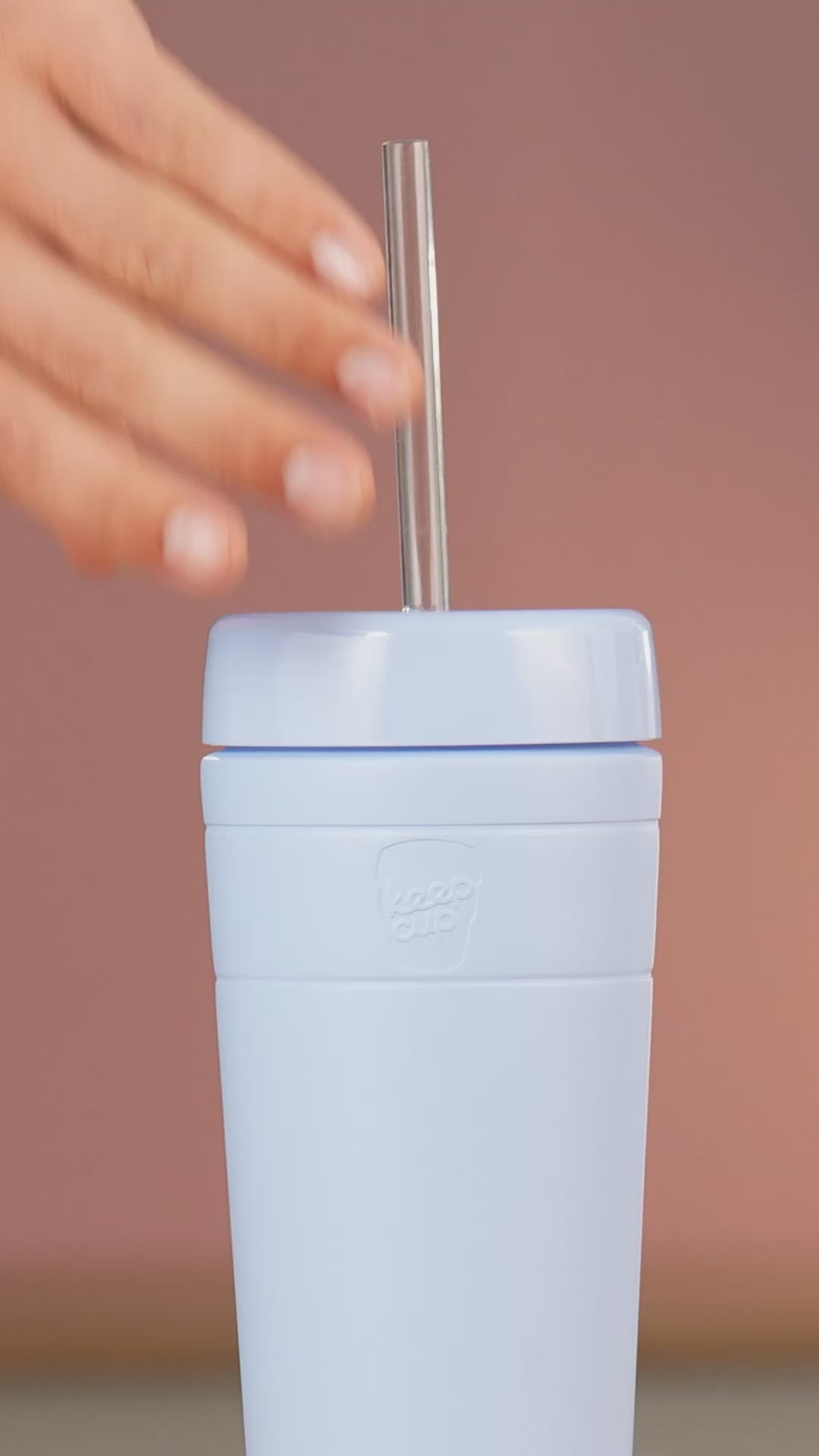 Commuter Cold Cup - L 16oz | Fuchsia Burgundy